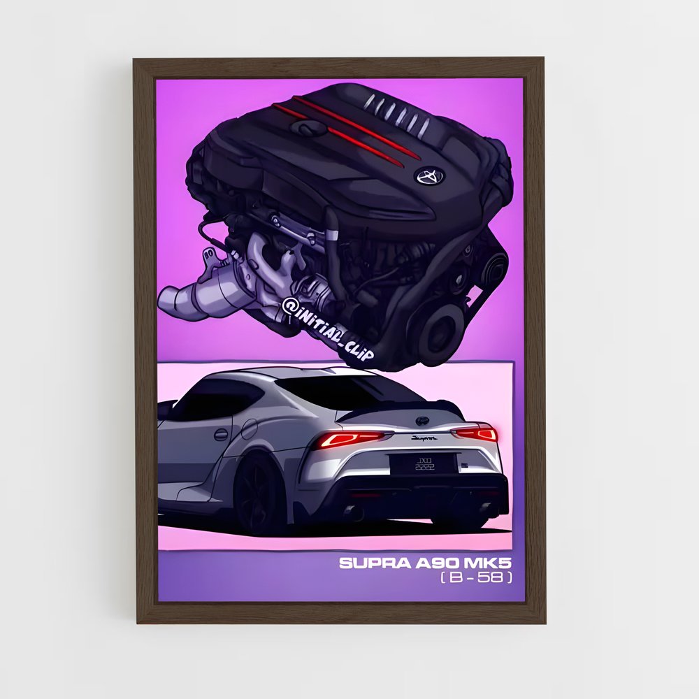 Poster V8 Powerhouse – affiche Toyota (vue 5)